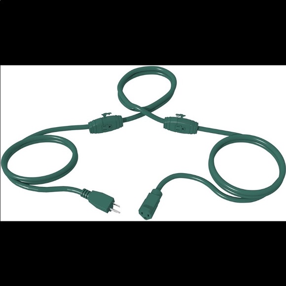 NEW 25’ Stanley Outdoor Christmas Light Display 3 outlets Weatherproof NEW - Picture 3 of 5